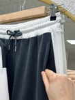 Cansev Yarım Fermuarlı Garnili Pantolonlu Takım-BY73025 Antrasit