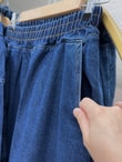 Capmora Gizli Cepli Robalı Pantolonlu Kot Takım-LS4258 Kot Rengi