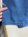 Capmora Gizli Cepli Robalı Pantolonlu Kot Takım-LS4258 Mavi