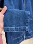 Capona Fermuarlı Çift Cepli Kot Ceket-LS17788 Kot Rengi
