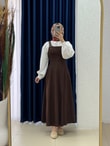 Celia Sülfür Gabardin Jile-BN4289 Kahve