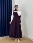 Celia Sülfür Gabardin Jile-BN4289 Mürdüm