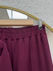 Celmora Kapşonlu Ön Parçalı Pantolonlu Takım.MF1885-AS485 Bordo