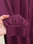 Celmora Kapşonlu Ön Parçalı Pantolonlu Takım.MF1885-AS485 Bordo