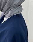 Cıvıl Şallı Ceketli Pantolonlu Modal Takım-MF258 Lacivert
