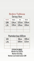 Dalga Altı Piliseli Taşlı Pantolonlu Takım-MF1893 Taş