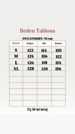 Delora Boston Yazılı Kapşonlu 3 İp Sweat-CI9852 Siyah