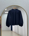 Dikan Hakim Yaka Pamuk Vual Gömlek-EK868 Lacivert