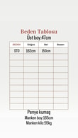 Dilberay Eteği Kordonlu Viskon Tunik-MF1921 Lacivert