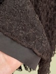 Dilsima Astarlı Dantel Etek-EK773 Kahve