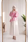 Dilsu Geniş Kol Altı Asimetrik Bluz-SS13188 Pembe