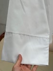 Dilsu Geniş Kol Altı Asimetrik Bluz-SS13188 Beyaz