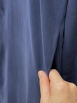 Doruna Yırtmaçlı Fermuarlı Kap-EU2992 Lacivert