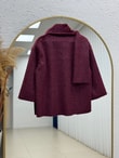 Eada Şallı Ceket-BN4542 Bordo