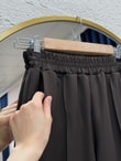 Elanur Çımalı İspanyol Paça Pantolon-MT4722 Kahve