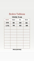 Elham Kemerli Peluş Yelek-BN8468 Taş