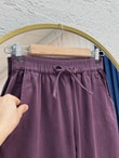 Elnur Düz Paça Gabardin Pantolon-MA3654 Mürdüm