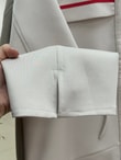 Elvira Gold Düğmeli Şerit Detaylı Pantolonlu Takım-PN3271 Taş