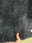 Enuna Gold Düğmeli Angora Yelek-KR5028 Siyah