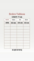 Fasmina Şallı Kaşe Ceket-BN4563 Siyah