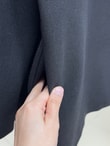 Fasmina Şallı Kaşe Ceket-BN4563 Siyah
