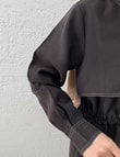 Fazilet Çift Cepli Bolerolu Beli Sıkmalı Pantolonlu Takım-EU3194 Aci Kahve