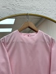 Ferhan Çizgili Altı Asimetrik Bluz-SS13202 Pembe