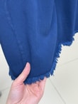 Feyona Altı Püsküllü Gabardin Etek-MA4281 Lacivert