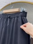 Feyona Altı Püsküllü Gabardin Etek-MA4281 Siyah