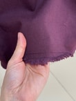 Feyona Altı Püsküllü Gabardin Etek-MA4281 Mürdüm
