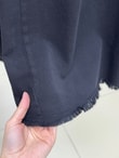 Feyona Altı Püsküllü Gabardin Etek-MA4281 Siyah