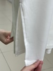 Fitnat Kırmızı Garnili Tunik-NA931 Beyaz