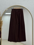 Gülçehre Pensli Pantolon-BN4779 Kahve