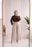 Gülcemal İpli Etek Pantolon-BY5000 Taş