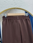 Gülçin Önü Çift Düğme Detaylı Havuç Paça Pantolon-MT5881 Kahve