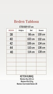 Güler Astarlı Brode Desen Etek-AA4408 Beyaz