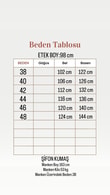 Güliz Nakışlı Astarlı Şifon Etek-AA3319.1 Kahve