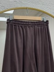 Hanzade İpli Pike Etek Pantolon-BY5050 Kahve