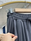 Hanzade İpli Pike Etek Pantolon-BY5050 Antrasit