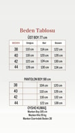 Hifa Robası Garnili Fermuarlı 3'lü Takım-MF1923 Taş