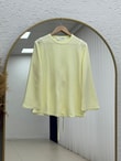 Hümayşah Arkası Bağlamalı Önü Dikişli Tunik-SS13261 Sarı