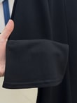 Hümayşah Arkası Bağlamalı Önü Dikişli Tunik-SS13261 Siyah