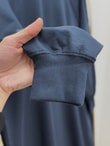 Karessa Dikiş Detaylı Uzun Sweatshirt-EU3072 Antrasit