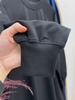 Karessa Dikiş Detaylı Uzun Sweatshirt-EU3072 Siyah