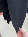 Karessa Dikiş Detaylı Uzun Sweatshirt-EU3072 Siyah