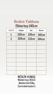 Kristal Düğmeli Katkatlı Müslin Elbise-ML2143 Siyah