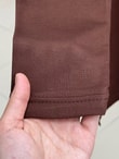 Laleay Zarif 5 Papatya Nakışlı Bluz-SS13148 Kahve