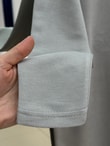 Laleay Zarif 5 Papatya Nakışlı Bluz-SS13148 Gri