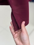 Laleay Zarif 5 Papatya Nakışlı Bluz-SS13148 Bordo