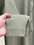 Laliz Tuniği Düğmeli Bol Paça Pantolonlu Takım-NL816 Mint
